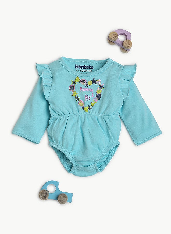 Bontots Infant Girls Organic Cotton Bodysuit - Image 2